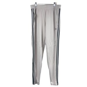 Adidas Tiro Track Pants Cream with Gray Stripes Climacool Size M